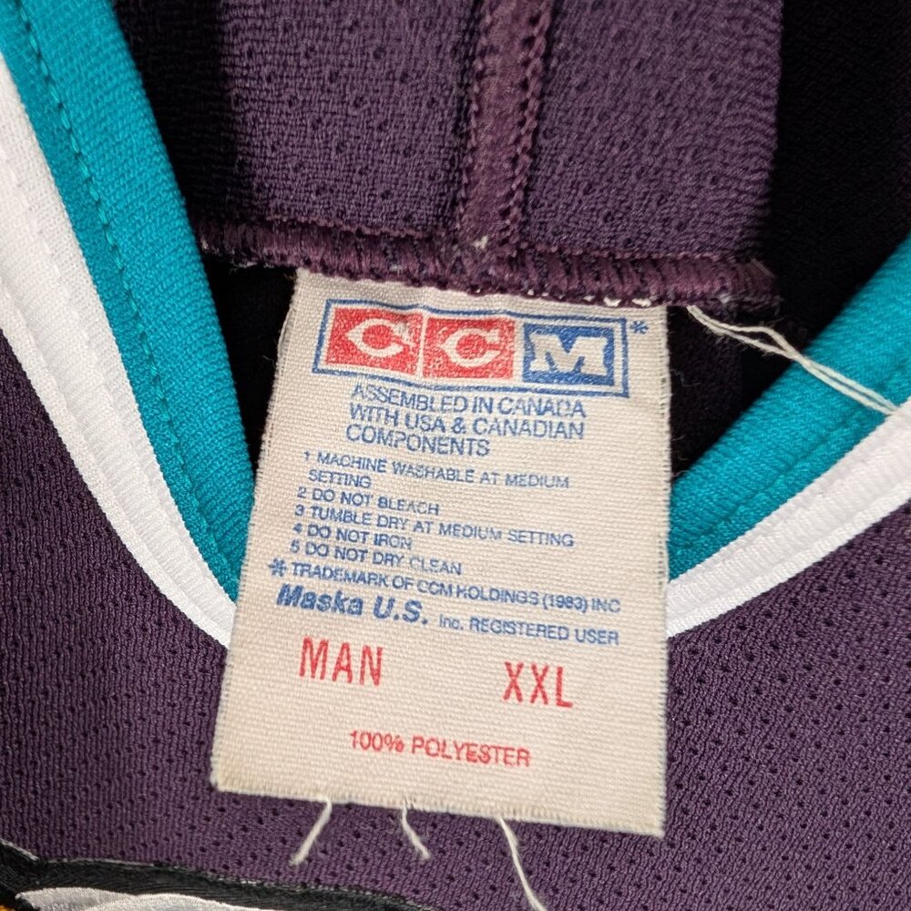 Vintage CCM Mighty Ducks Made In Canada Jersey XXL - Picture 5 of 7